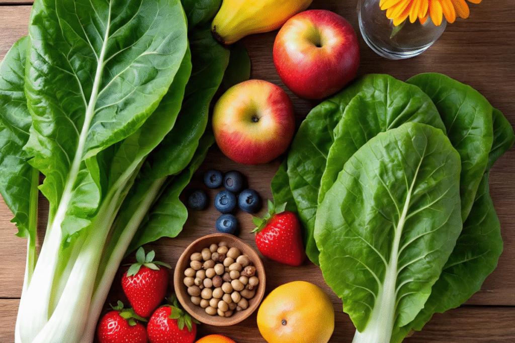 fertility foods to improve egg quality naturally – leafy greens