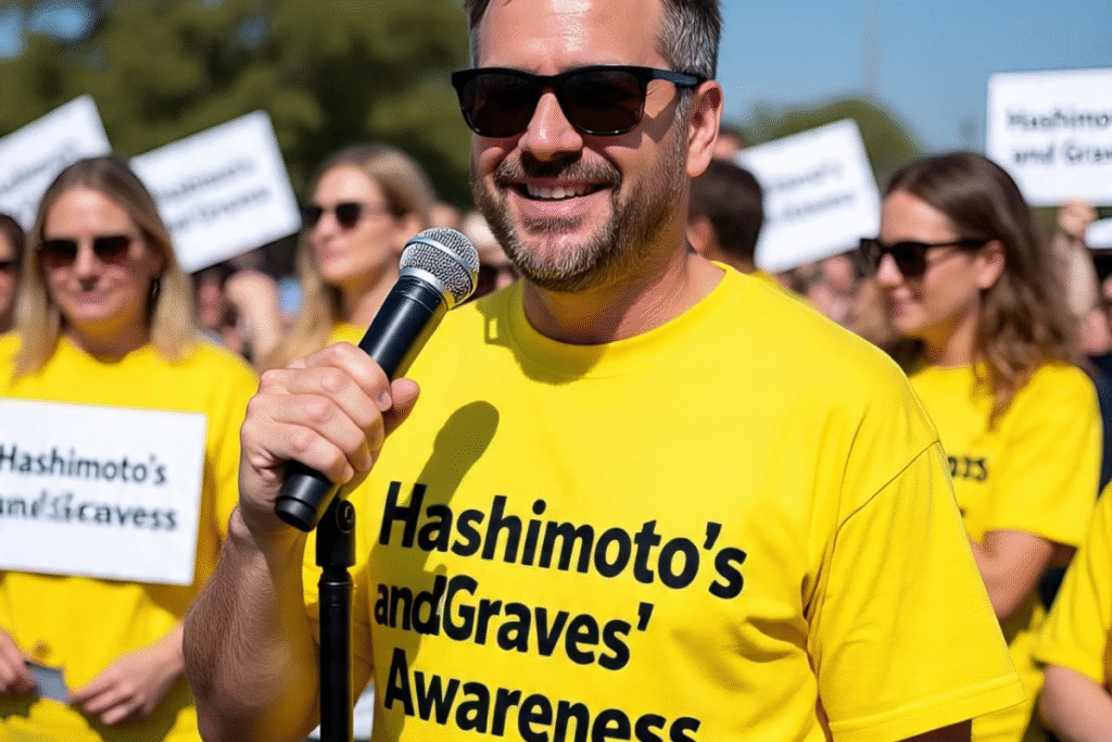 Celebrity raising awareness for Hashimoto’s and Graves’